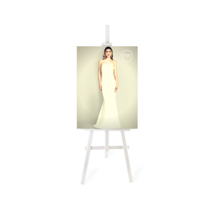 White Display Easel