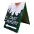 Oslo A1 Sandwich Board - White, Green, Blue, Yellow & Red
