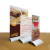 acrylic poster holder metal base 