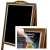 Duo Header - Wooden Poster & Chalk Board