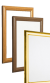 Easel Snap Frames - Gold, Pine & Oak