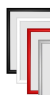 Easel Snap Frames - Silver, Black, White, Grey & Red