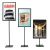 Table Top A3 Display Stands