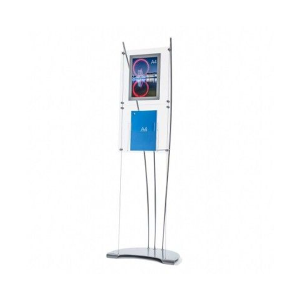 premium acrylic floor standing poster  a3