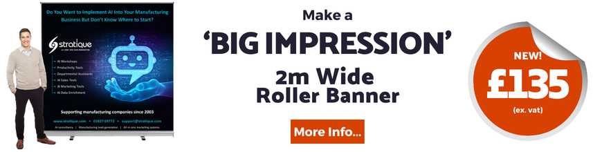 2m Wide Roll Up Banner Budget