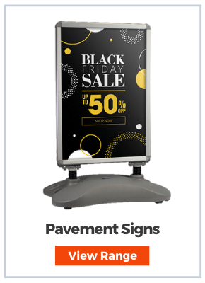 Poster Stands - Pavement Signs