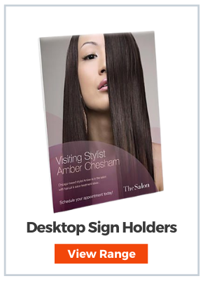 Poster Stands Tabletop & Counter