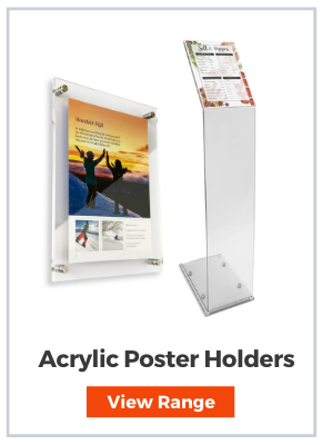 Poster Stands & Holders - Acrylic
